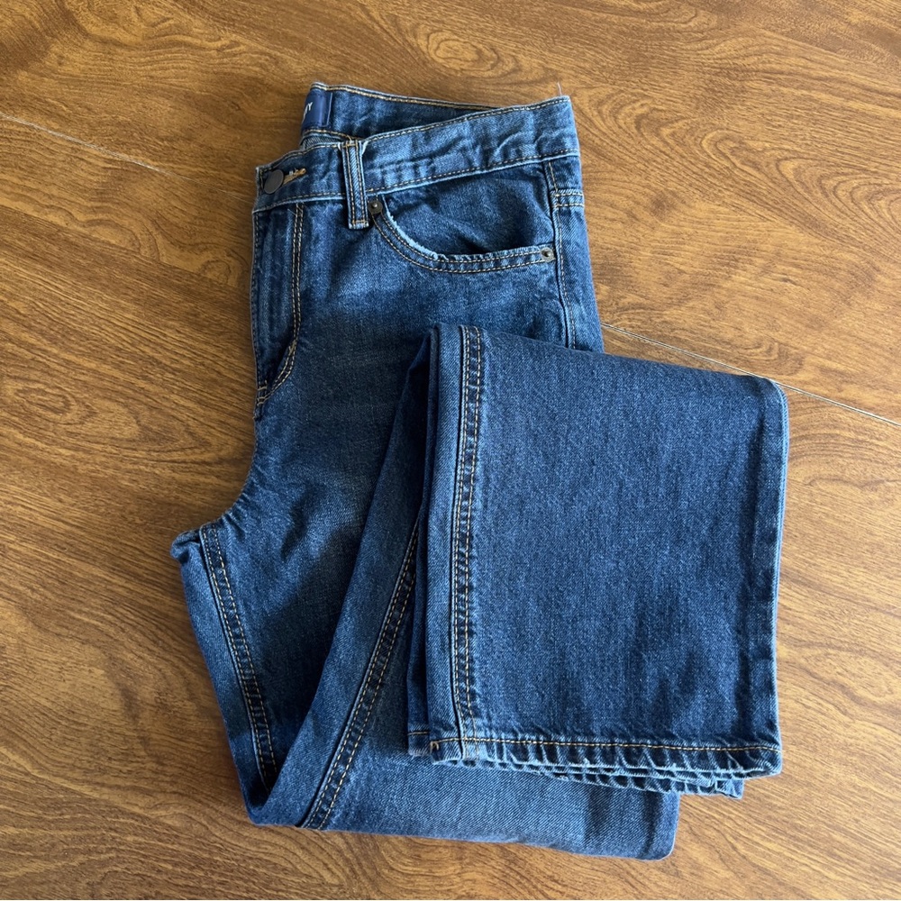 Old Navy Kids Medium Wash Blue Straight droit 100% Cotton denim Jeans size 16